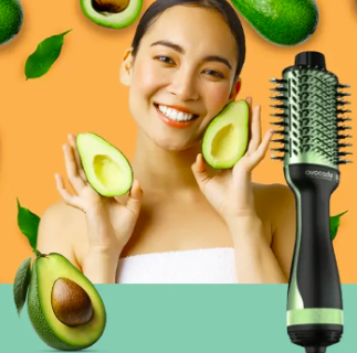 Cepillo secador Aguacate 4 en 1